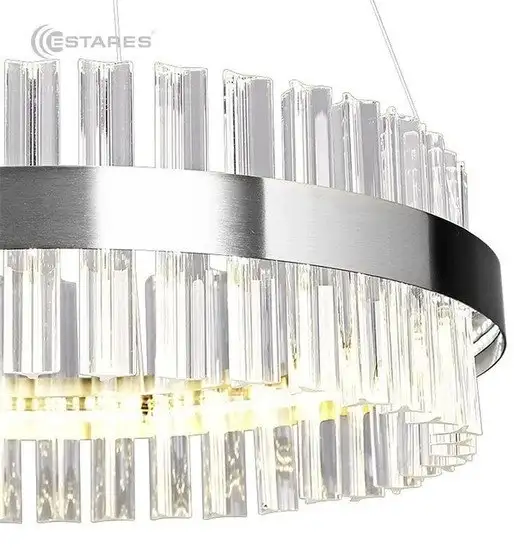 Подвесная люстра Estares Sofia 100W R-APP-500x1100-CHROME/CLEAR-220-IP20_Ч – фото товара