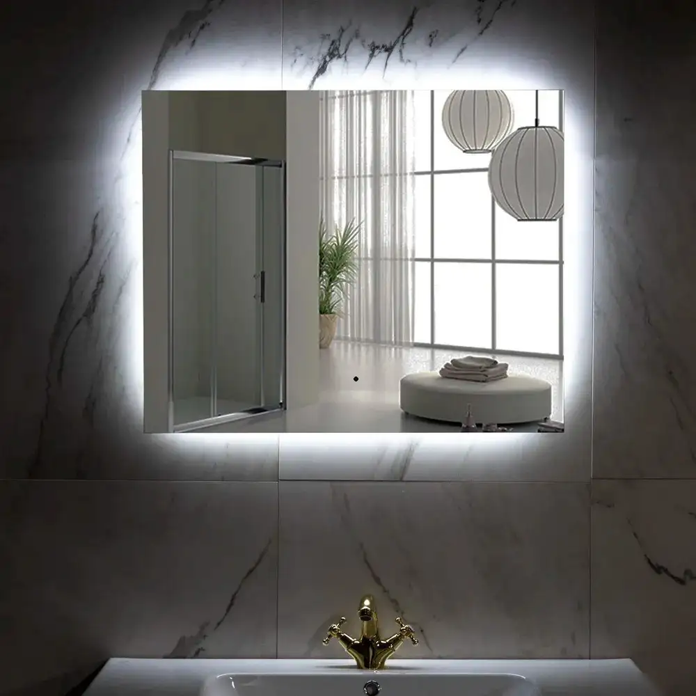 Пекам Зеркало Greta Fly 80x65 GretaFly-80x65B (с подсветкой, бесконтактным сенсором) – фото товара