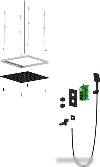 Душевая система Timo Petruma SX-5019/03SM (черный) - фото товара