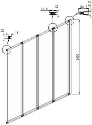Душевая шторка Ambassador Bath Screens 16041111R 100 – фото товара