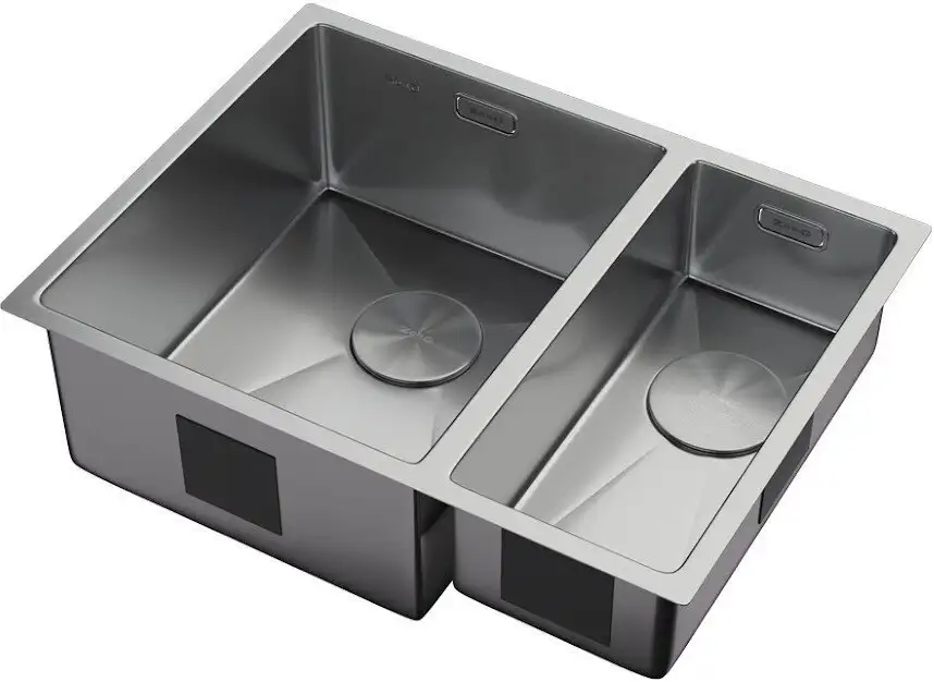 Кухонная мойка ZorG Zerox 58-2 U / IF-R Steel - фото товара