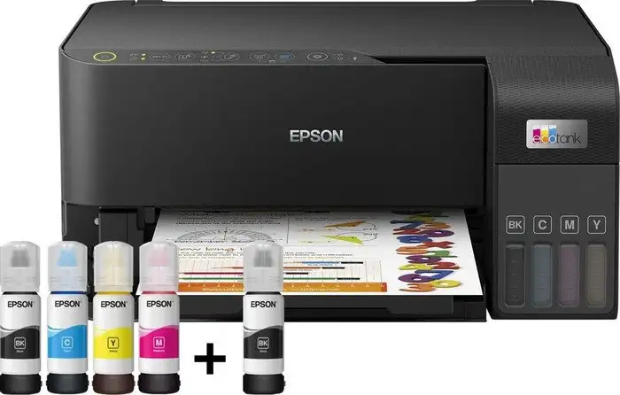 МФУ Epson EcoTank L3550 (ресурс стартовых контейнеров 6600/5900, контейнер 103) – подробное фото МФУ Epson EcoTank L3550 (ресурс стартовых контейнеров 6600/5900, контейнер 103) – фото товара
