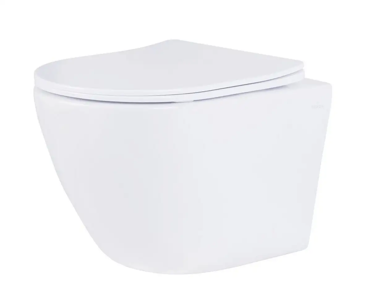 Унитаз подвесной Roxen Antares Tornado в комплекте с инсталляцией StounFix Dual Fresh 6 в 1 968356 (кнопка: золото глянцевое) - фото товара