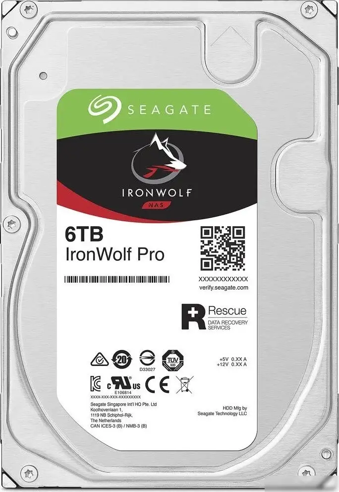 Жесткий диск Seagate IronWolf Pro 6TB ST6000NT001 – фото товара