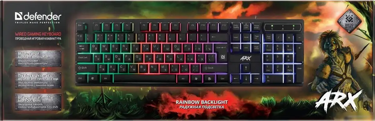 Клавиатура Defender Arx GK-196L RU – фото товара