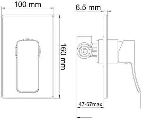 Смеситель Wasserkraft Aller 10651 (белый/хром) - фото товара
