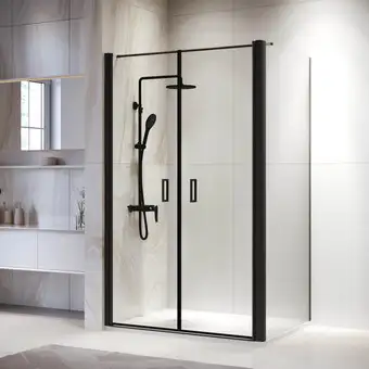 Душевой уголок RGW PA-144B (PA-104B+Z-050-2B+O-104B) 060814468-014 60x80 (черный/прозрачное стекло) - изображение в каталоге
