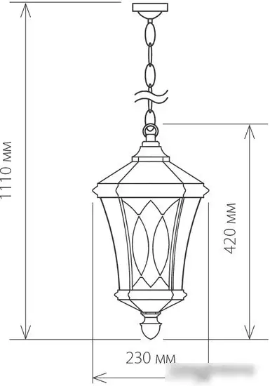 Уличный фонарь Elektrostandard Virgo H (капучино) – фото товара