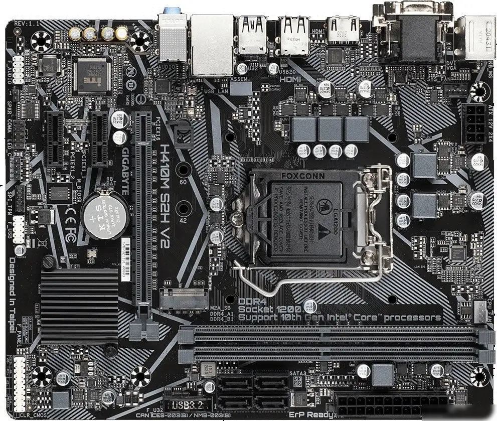 Материнская плата Gigabyte H410M S2H V2 (rev. 1.9/2.1) – фото товара