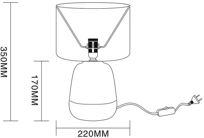 Настольная лампа ESCADA Hestia 10200/L (голубой)