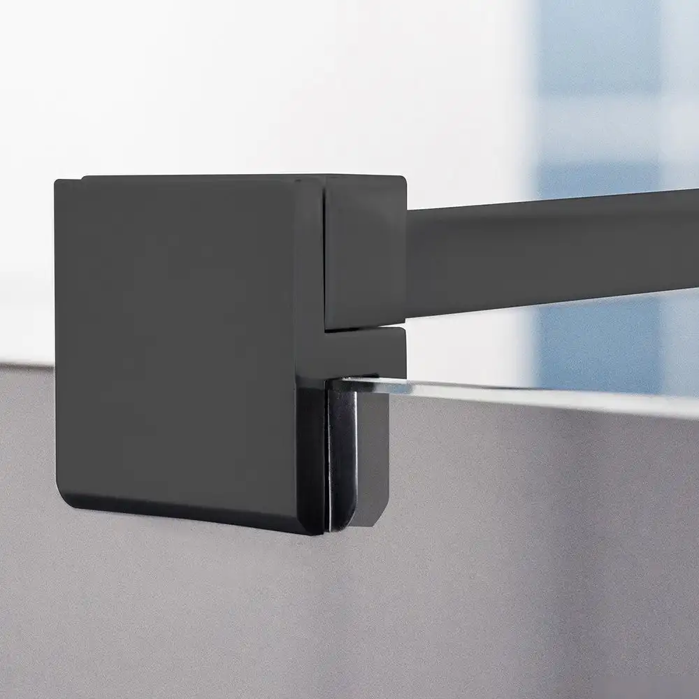 Душевая стенка Roth ECWALK/1000 (черный/прозрачное стекло) - фото товара