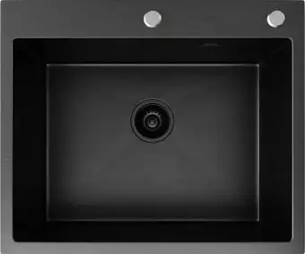 Кухонная мойка Axus LS-6050B Nano Black - изображение в каталоге
