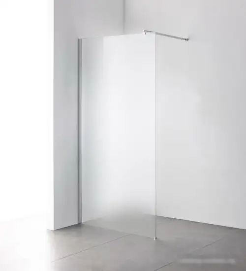 Душевая стенка Saniteco Walk-In SN-W8MC80 (80x200, матовое стекло, хромированный профиль) - фото товара