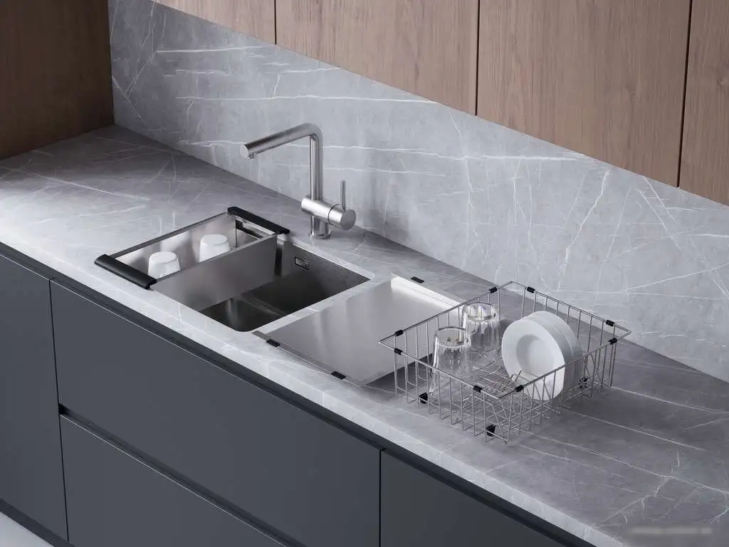 Кухонная мойка Omoikiri Tadzava 54-U/I-LG Ultra (светлое золото) - фото товара