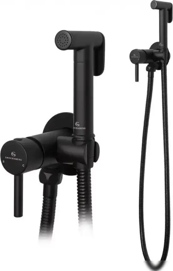Гигиенический душ Grocenberg GB001 (черный матовый) - фото товара