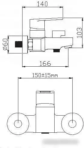 Смеситель Wisent WP3030 - фото товара
