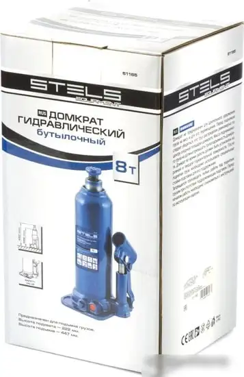 Бутылочный домкрат Stels 51165 8т – фото товара