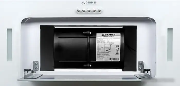 Кухонная вытяжка Germes Bravo Push 60 (белый) - фото товара