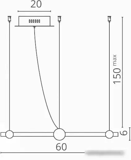 Подвесная люстра Divinare Amadeo 1123/04 SP-65 – фото товара