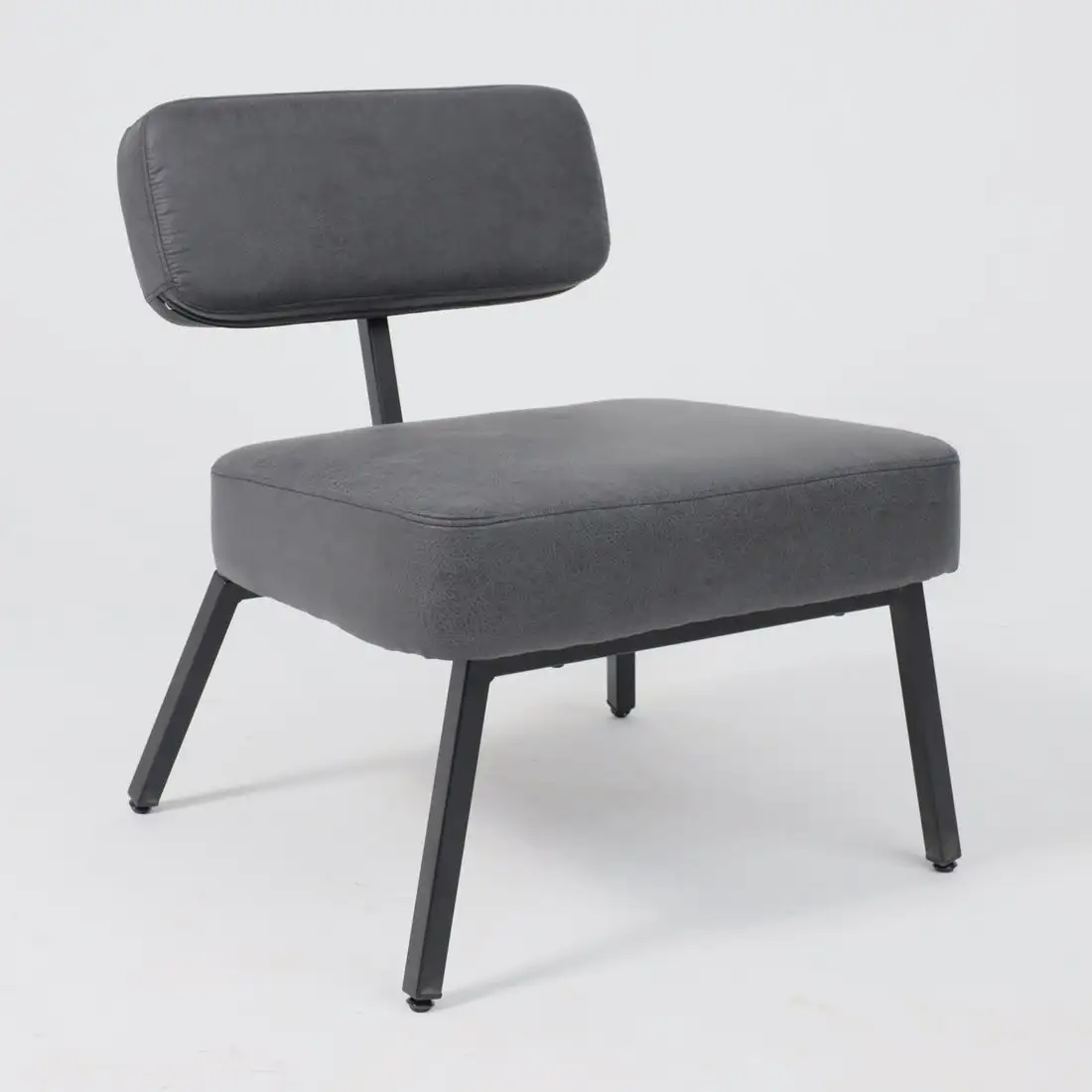 Интерьерное кресло AksHome Aspen (экокожа винтажный черный WATUSI 16/черный) – фото товара