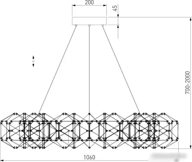 Подвесная люстра Евросвет 90369/15 черный жемчуг – фото товара