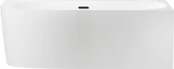 Ванна Wellsee Belle Spa 2.0 170x75 235806003 (пристенная ванна (правая) белый глянец, экран, каркас, сифон-автомат матовый черный) - изображение в каталоге
