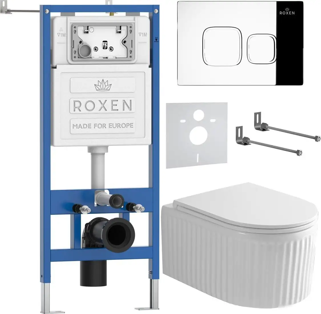 Унитаз подвесной Roxen StounFix Dual Fresh 968273 - фото товара