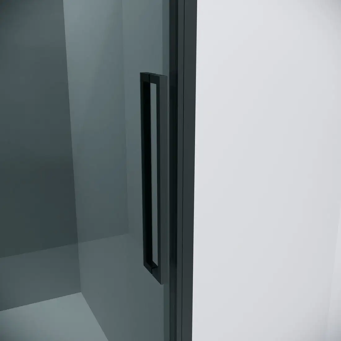 Душевой уголок Grossman Cosmo 130x80x195 120.K33.02.1380.21.10 (черный матовый/тонированное стекло) - фото товара