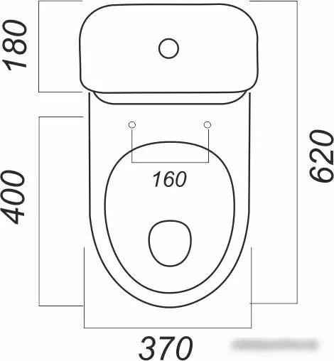 Унитаз Sanita Стандарт - Эконом SDTSACC01090112 - фото товара
