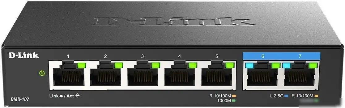 Неуправляемый коммутатор D-Link DMS-107/A1A – фото товара