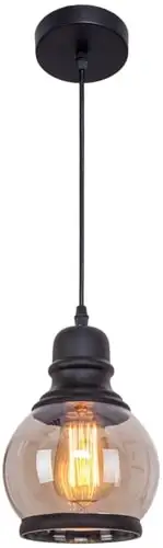 Подвесная люстра Imex MD.0168-1-P BK – изображение в каталоге