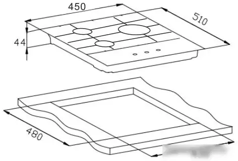 Варочная панель Weissgauff HGG 451 BFH - фото товара