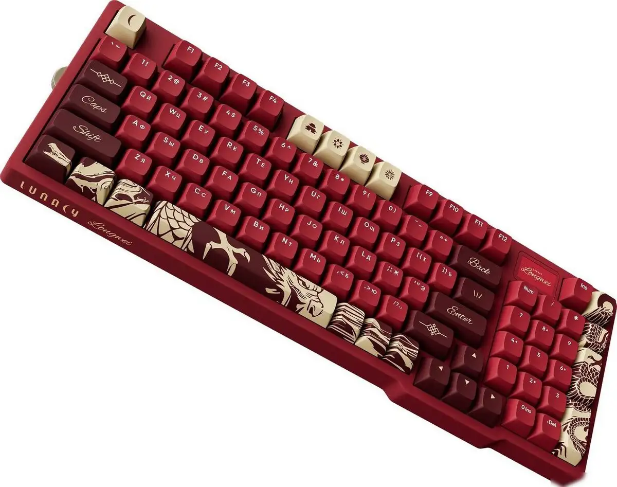 Клавиатура Lunacy Longwei (красный, g3ms Diamond) – фото товара