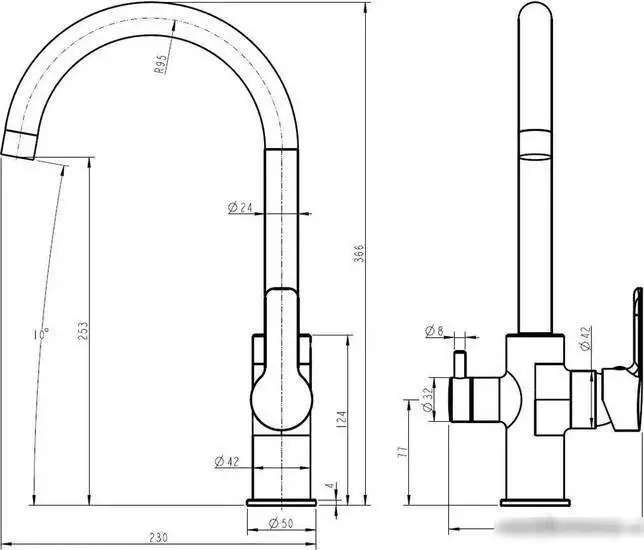 Смеситель Esko K27 - фото товара