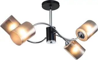 Люстра средней высоты Escada 661/4PL E27*60W Black/Chrome – изображение в каталоге