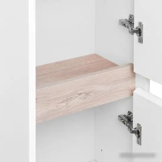 Акватон Шкаф-пенал Нортон 34 1A249403NT01R (правый, белый/дуб эндгрейн) – фото товара