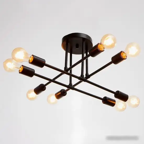 Припотолочная люстра BayerLux 2549/1 7149651 (черный) – фото товара