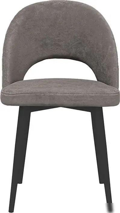 Стул Трия Амели конус Т2 (черный муар/велюр серо-коричневый) – фото товара