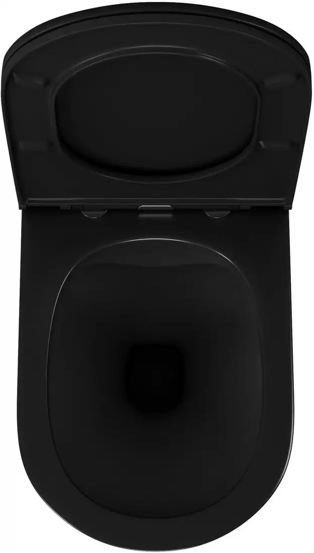 Унитаз подвесной D&K Venice DT1026025 (черный, сиденье микролифт) - фото товара