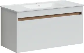 Sancos Тумба под умывальник Smart SM100W (белый глянец) – изображение в каталоге