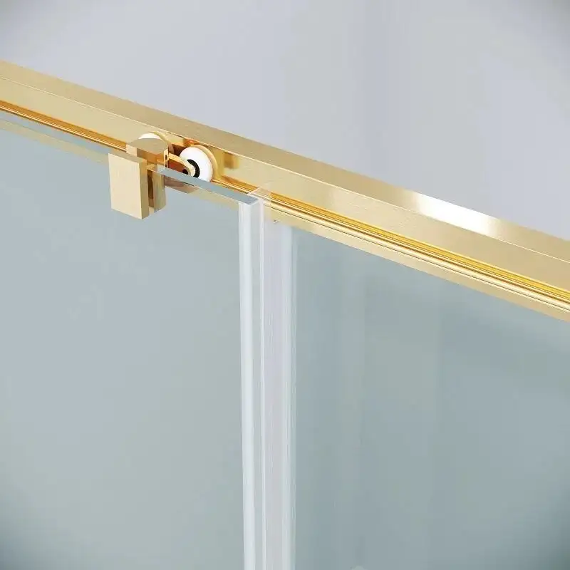 Душевой уголок Grossman Cosmo 110x90x195 120.K33.02.1190.32.00 (золото сатин/стекло прозрачное) - фото товара