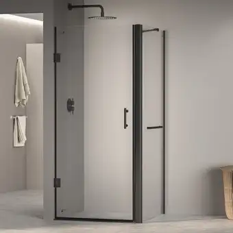 Душевой уголок RGW PA-36-1B (PA-06B + Z-060-2B + держатель O-204B) 410836188-014 80x80 (черный/прозрачное стекло) - изображение в каталоге