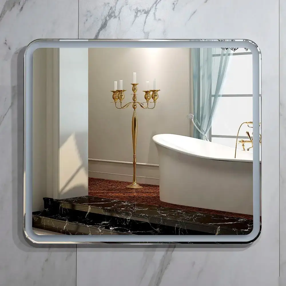 Пекам Зеркало Marta 1 60x50 marta1-60x50 (с подсветкой) – фото товара