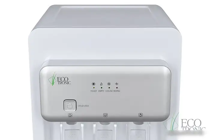 Кулер для воды Ecotronic K43-LXE (белый/серебристый) – фото товара