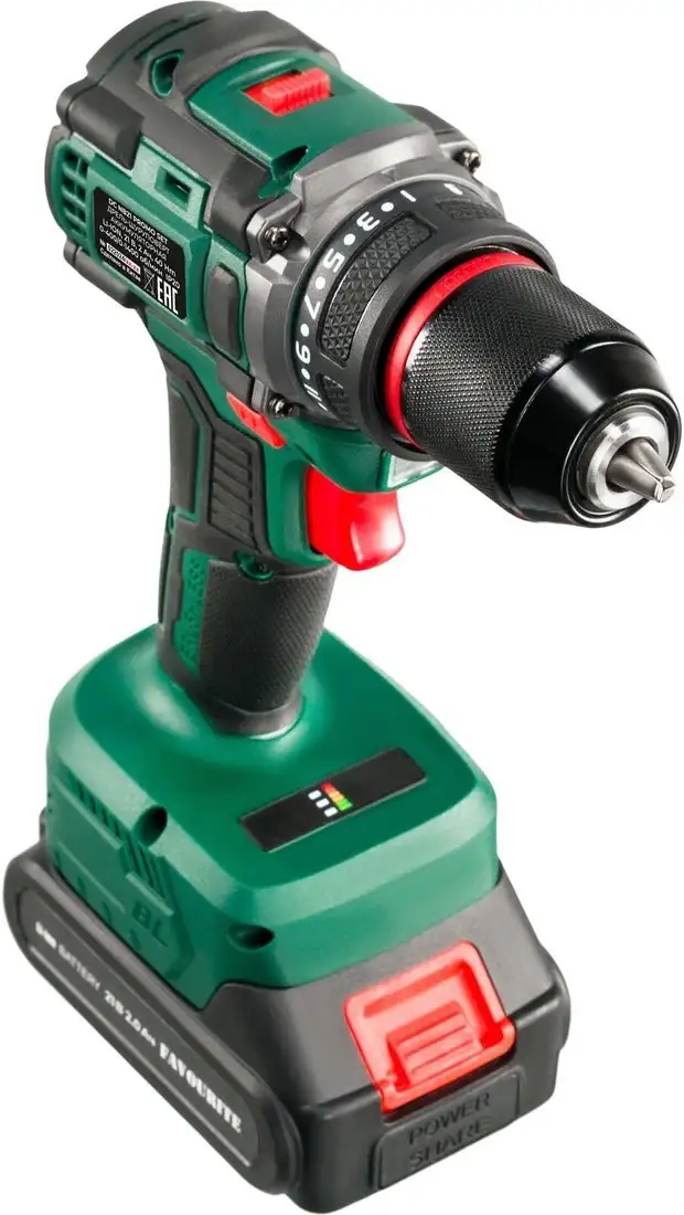 Дрель-шуруповерт Favourite DC NB21 PROMO Set 121158221 (с 2-мя АКБ, кейс) – фото товара