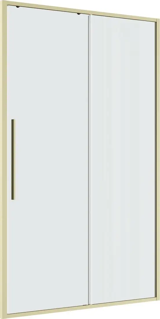 Душевая дверь Niagara Nova NG-44-9ASG 90х195 (золото сатин/прозрачное стекло) - фото товара