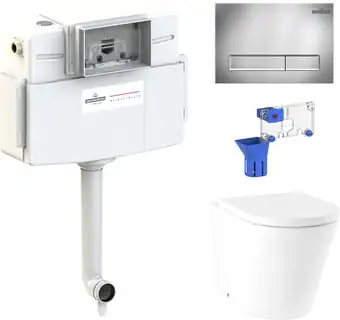 Унитаз Lavinia Boho Relfix Biore 5 в 1 87060230 (хром пластик) - изображение в каталоге