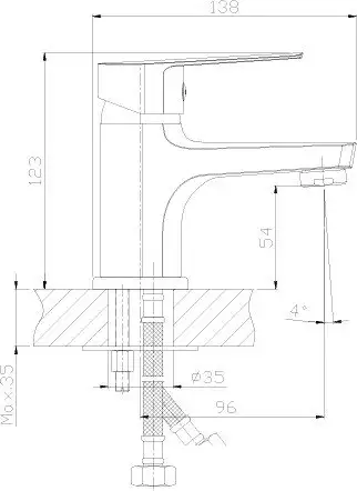 Смеситель Rossinka Silvermix S35-11 - фото товара