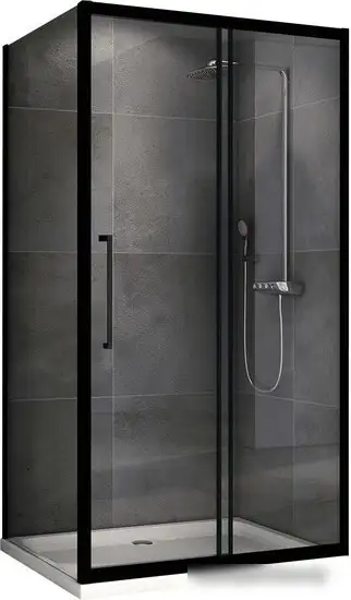 Душевой уголок Abber Schwarzer Diamant AG30110BH-S100B - подробное фото Душевой уголок Abber Schwarzer Diamant AG30110BH-S100B - фото товара