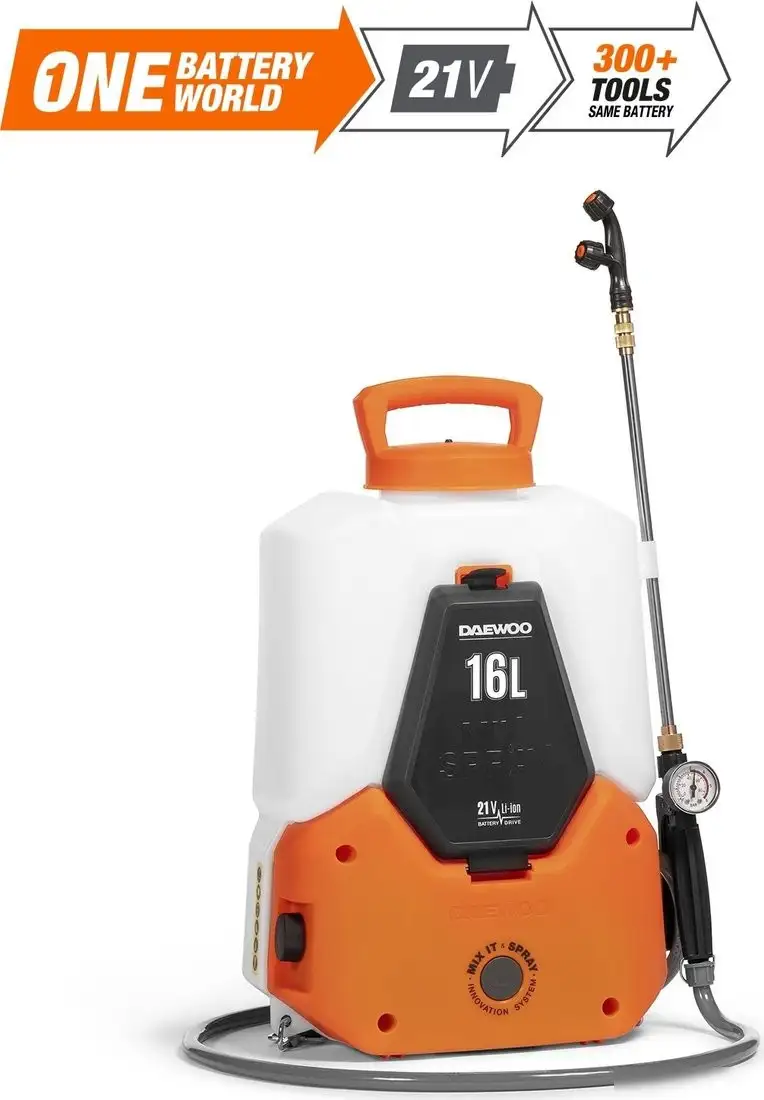 Аккумуляторный опрыскиватель Daewoo Power DSA 1621LI Set (с 1-им АКБ) – фото товара